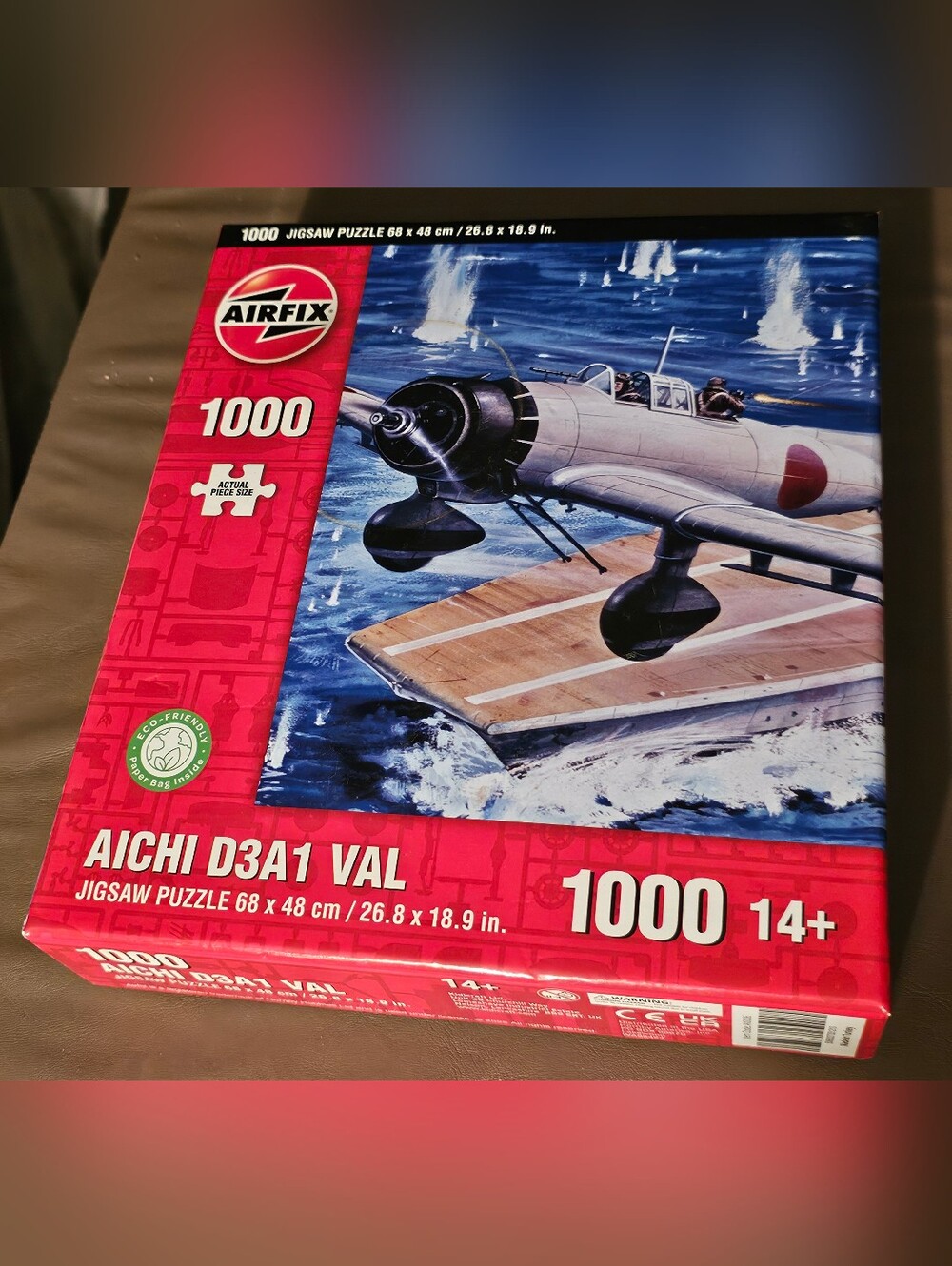 Aichi D3A1 Val 1000-Piece Jigsaw Puzzle - Red